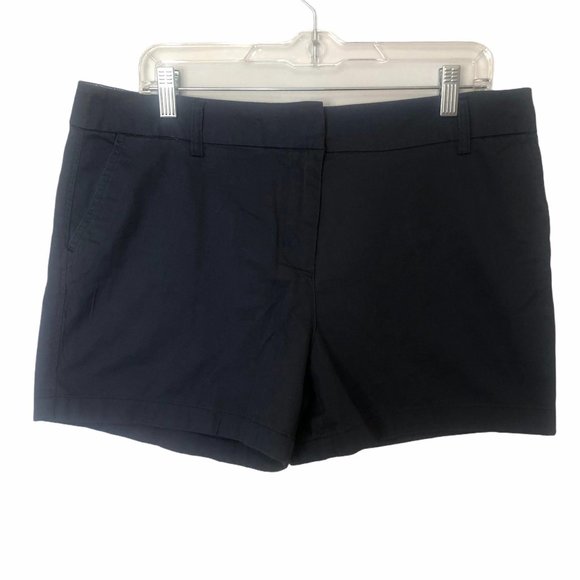 Cambridge Dry Goods Shorts blue flat front 12 NEW